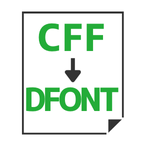 CFF to DFONT