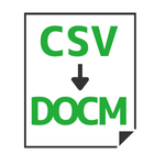 CSV to DOCM