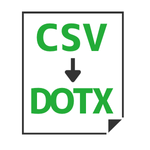 CSV to DOTX