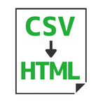 CSV to HTML