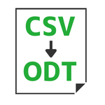 CSV to ODT