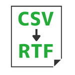 CSV to RTF