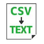 CSV to Text
