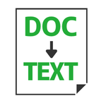 DOC to Text