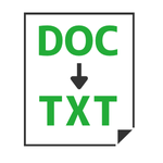 DOC to TXT