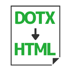 DOTX to HTML