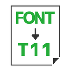 Font to T11