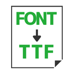 Font to TTF