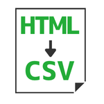 HTML to CSV