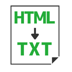 HTML to TXT