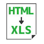 HTML to XLS