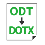 ODT to DOTX