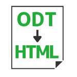ODT to HTML
