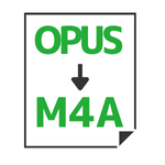OPUS to M4A