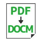 PDF to DOCM