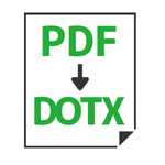 PDF to DOTX