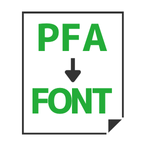 PFA to Font