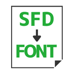 SFD to Font