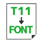 T11 to Font