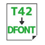 T42 to DFONT