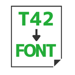 T42 to Font