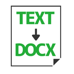 Text to DOCX