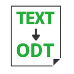 Text to ODT