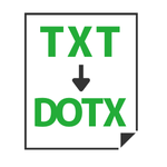 TXT to DOTX