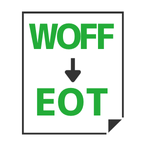 WOFF to EOT