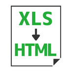 XLS to HTML