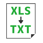 XLS to TXT