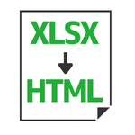 XLSX to HTML