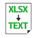 XLSX to Text