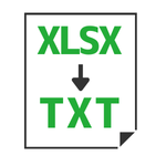 XLSX to TXT