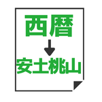 西暦→安土桃山時代変換