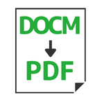 DOCM to PDF