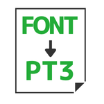 Font to PT3