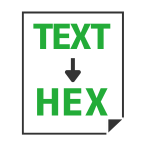 Text to Hex