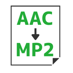 AAC→MP2変換