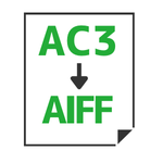 AC3→AIFF変換