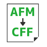 AFM→CFF変換