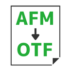AFM→OTF変換