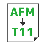 AFM→T11変換