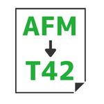 AFM→T42変換