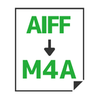 AIFF→M4A変換