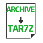圧縮データ→TAR.7Z変換