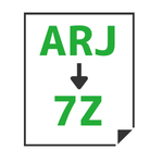 ARJ→7Z変換
