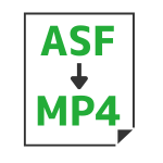 ASF→MP4変換