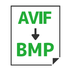 AVIF→BMP変換