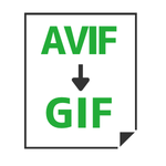 AVIF→GIF変換